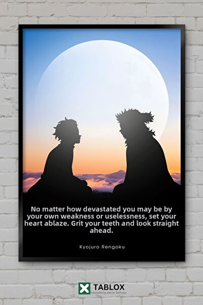 tablomaxtbx Citat Demon Slayer, Poster cu personaje din Anime și Manga, Tablo...