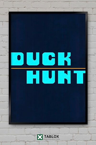 tablomaxtbx Duck Hunt Nes Εξώφυλλο Τίτλου Duck Hunt Ρετρό Παιχνίδι Διακοσμητι...