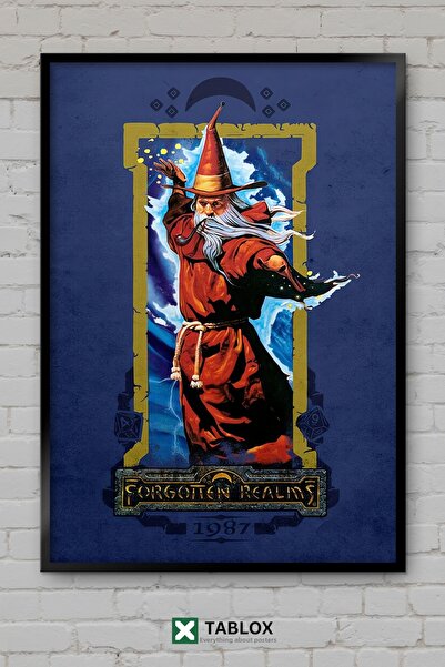 tablomaxtbx Dungeons Dragons Forgotten Realms Fantastic Game Poster Framed De...