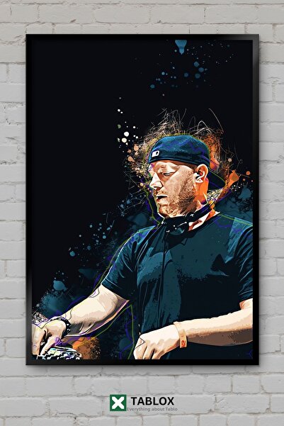 tablomaxtbx Eric Prydz Dj Ηλεκτρονική Μουσική Αφίσα Πορτρέτο με κορνίζα Διακο...
