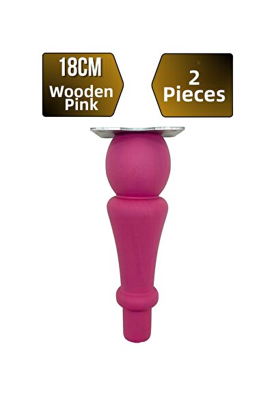 GOLDENWOODEN Picioare din lemn pentru mobilier, masă și dulap, model Tombul T...