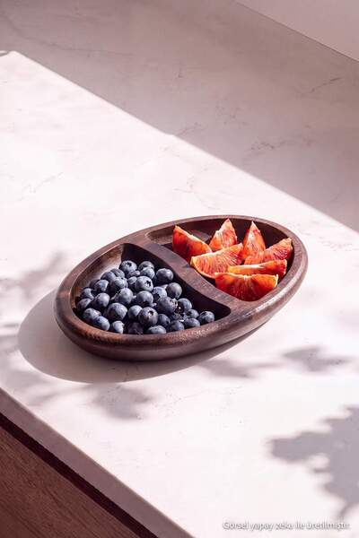 TRENDYOLMİLLA HOME Compartmented Kayak Wooden Presentation Plate 16X24Cm Tpha...