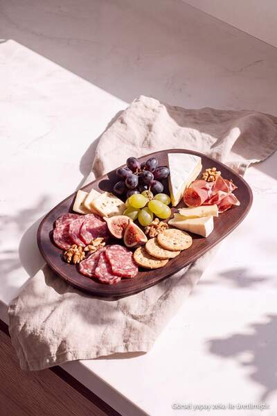 TRENDYOLMİLLA HOME Asymmetric Wooden Presentation Plate 20X30Cm Tphaw27Tbk00015