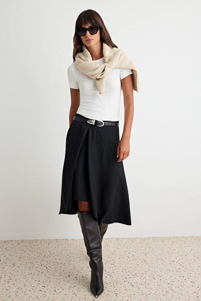 Trendyol Collection Black Skirt Twoaw27Et00129
