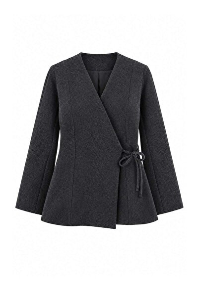 Trendyol Collection Anthracite Blazer Jacket Twoaw27Bc00063