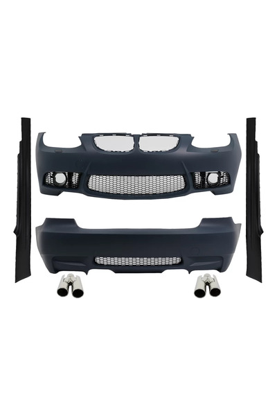 tuningset Kit complet caroserie cu terminații tobe de evacuare compatibil cu ...