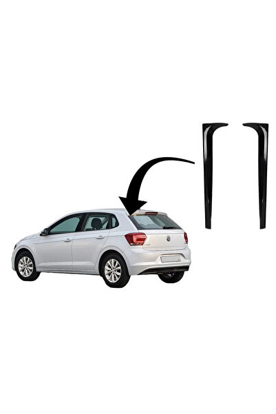 tuningset Eleron Portbagaj Lunetă compatibil cu VW Polo AW MK6 2018+ Piano