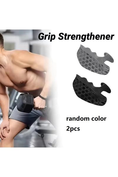choice2 random color 2pcs Workout Gym Gloves Silicone Palm Grips Pull Up Grip...