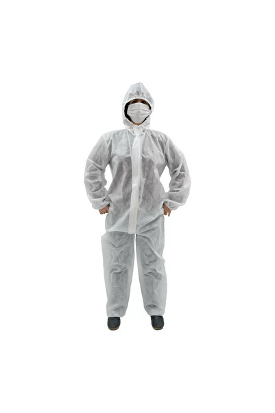 tuningset Salopetă de lucru impermeabilă, 100% polipropilenă, cu glugă, de un...