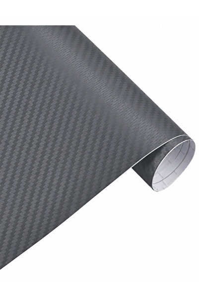AUTOFOLYO 3d Karbon Fiber Folyo Koyu Gri 127 Cm X 1 Metre Kaplama Folyosu