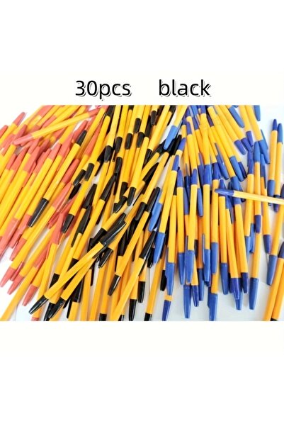choice2 black 30 Original Fine-Point Ballpoint Pens with Long-Lasting Ink, Re...
