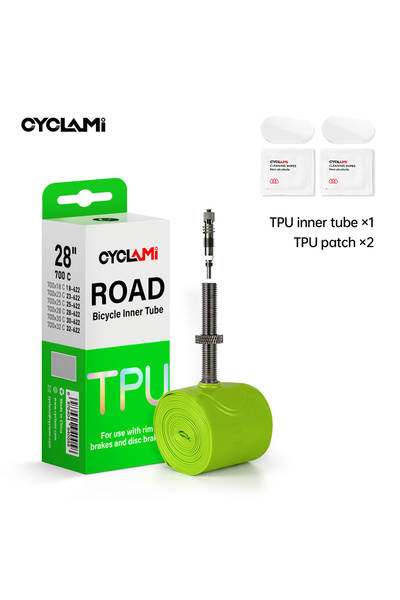 Choice 28-32C 1pcs FV45mm CYCLAMI Ultralight TPU Bike Inner Tube Metal Nozzle...