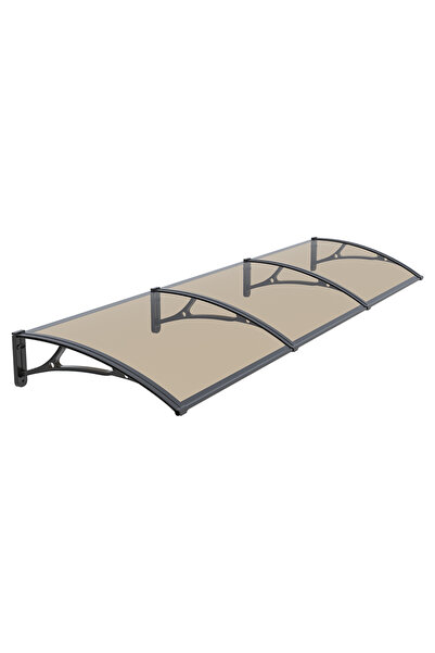 MAPROFI Copertina de usa PLEXIGAS PRO 300x120 cm, Negru/Bronz, Placa Policarb...