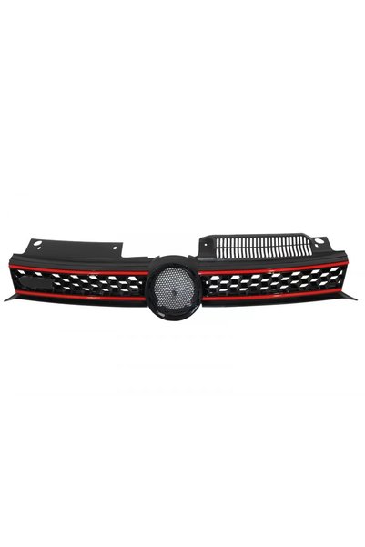 tuningset Grilă centrală față compatibilă cu VW Golf 6 VI 2008-2012 GTI