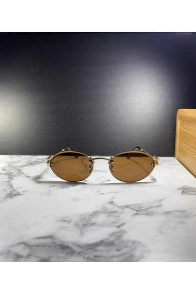 Byc polo Cbp085 Miya Brown Frameless Elegant Stylish Women's Sunglasses..