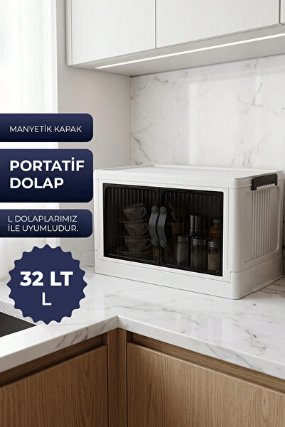 Kitchen Life Tekli İstiflenebilir Portatif Katlanabilir Çok Amaçlı Organizer ...