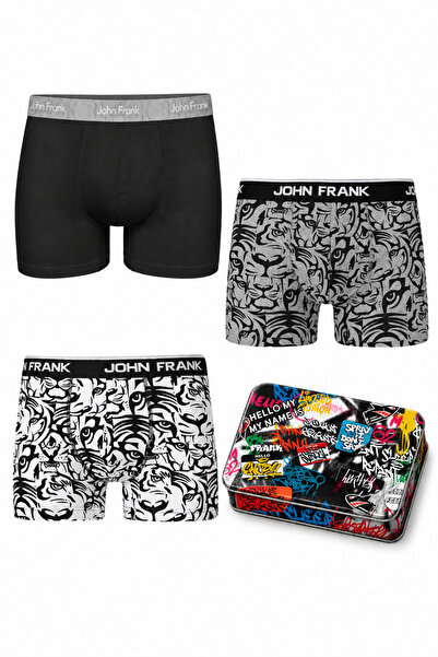 John Frank ÜÇLÜ METAL KUTU BOXER