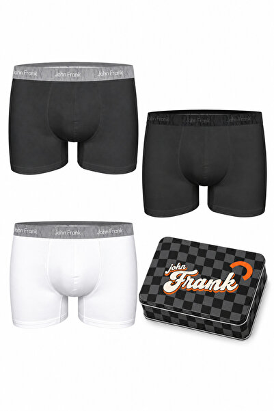 John Frank ÜÇLÜ METAL KUTU BOXER