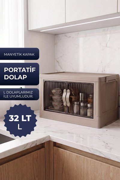Kitchen Life Tekli İstiflenebilir Portatif Katlanabilir Çok Amaçlı Organizer ...