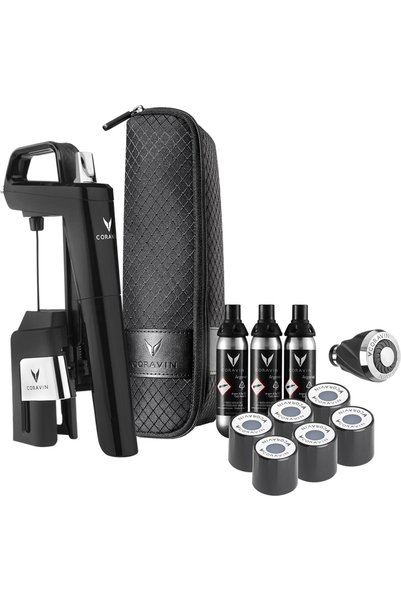 Coravin Set sistem conservare vin Timeless Six+, Piano Negru