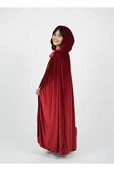piamini Little Red Riding Hood Cape, Party Velvet Hooded Cape,