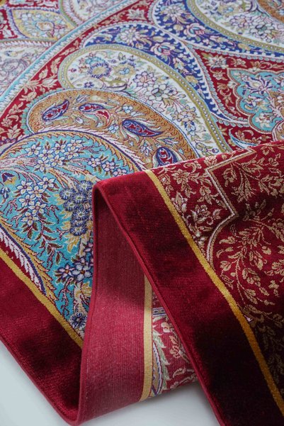 Naar Halı Kumkapı Series 0544U Luxury Modal Silk Woven Prayer Rug