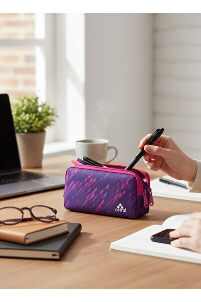Kidessa Astral 10783 Double Compartment Luxury Pen Holder