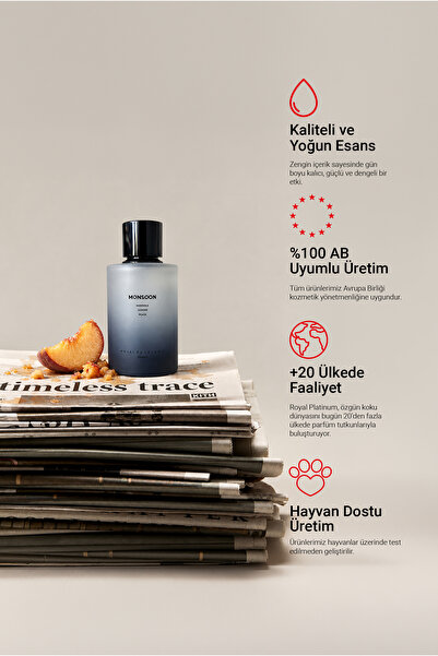 Royal Platinum Monsoon 100 Ml Unisex Niche Parfüm Şeftali Çiçek Ferah