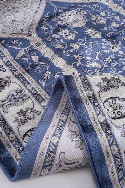Naar Halı Hereke Series Sf237A Luxury Bamboo Silk Woven Prayer Rug