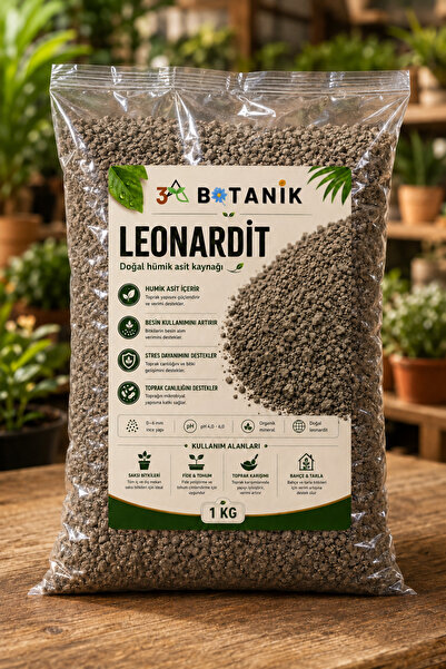 3A BOTANİK Leonardit, 1 KG, Hümik Madde Kaynağı, Doğal Toprak Düzenleyici ve ...