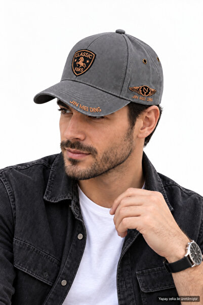 ZERAMİNE Unisex Embroidered Hat Adjustable Sports Cap Casual Summer Cotton Ba...