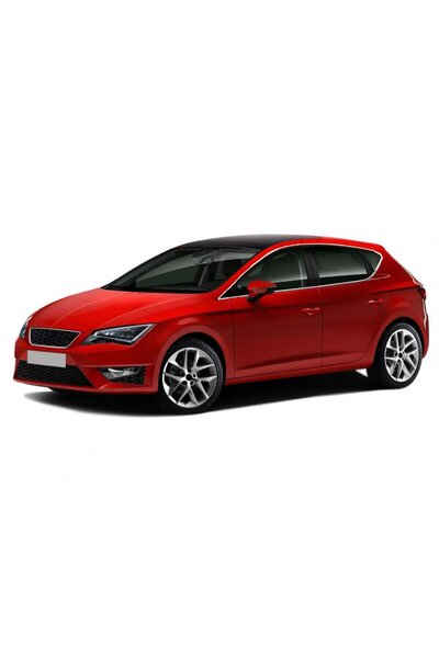 Niken Seat Leon Cam Çıtası Çerçevesi Komple Set Kromu Nikelajı 14 Parça