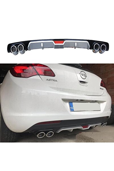 Genel Markalar Opel Astra J HB Difüzör Arka Tampon Eki 4 Egzoz Çıkışlı