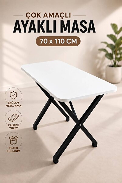 BAMBEDS MOBİLYA MUTFAK MASASI YEMEK MASASI 70x110 (TEKMASA)