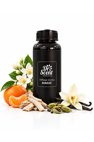 DR SCENT زيت عطري سحري للناشرات وآلات العطور - برتقال الماندرين، خشب الأبنوس،...