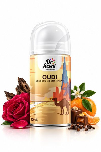 DR SCENT معطر جو أودي بالرذاذ 300 مل - معطر للمنزل والمكتب والمساحات التجارية
