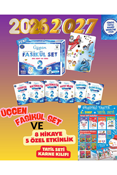 Üçgen Yayıncılık 2026 2027 2. Sınıf YENİ HAZIRLIK SETİ TÜM DERSLER ÜÇGEN-TATİ...