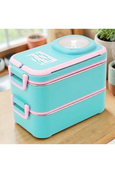 Vagonlife 1200 Ml Lunchbox 8023-8054 Cyan Green