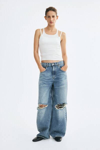 H&M Baggy High Waist Jeans