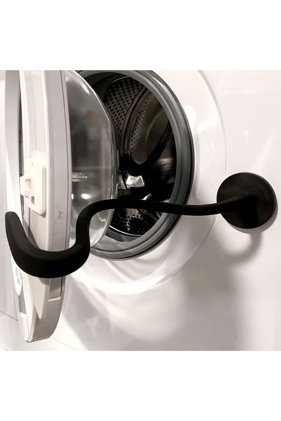 Choice black Silicone Front Load Washer Door Prop Easy to Use and Bend Washin...