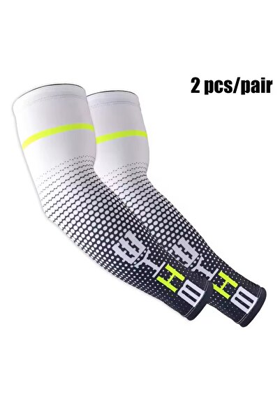 Choice Gray 1 Pair Unisex Cycling Running Sports Sleeve Arm Cooling Sleeves U...