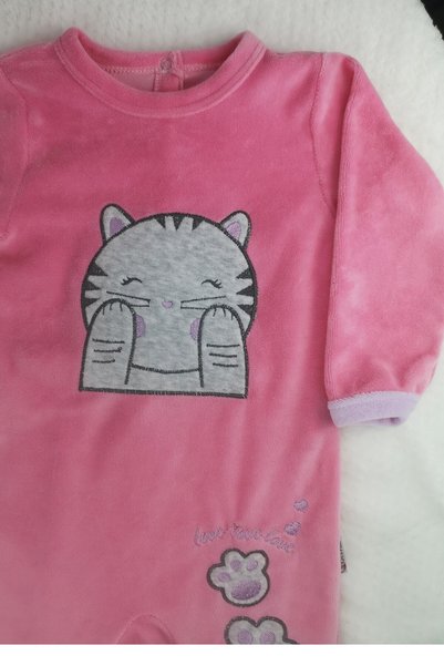 Sevnur Baby Baby Girl Winter Velvet Cat Paw Sleeping Bag