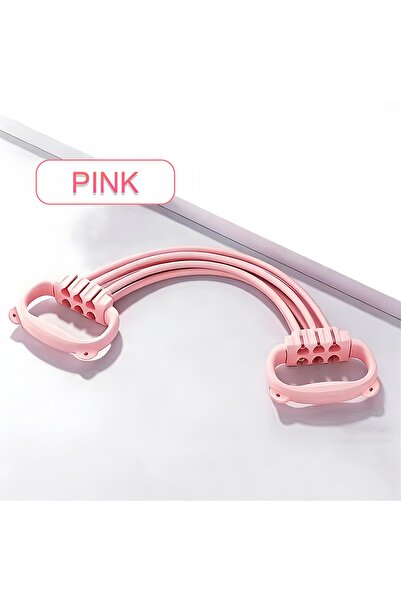 choice2 pink Stretch Strap Yoga 6 Ropes Adjusted Tensioner Yoga Tool Open Bac...