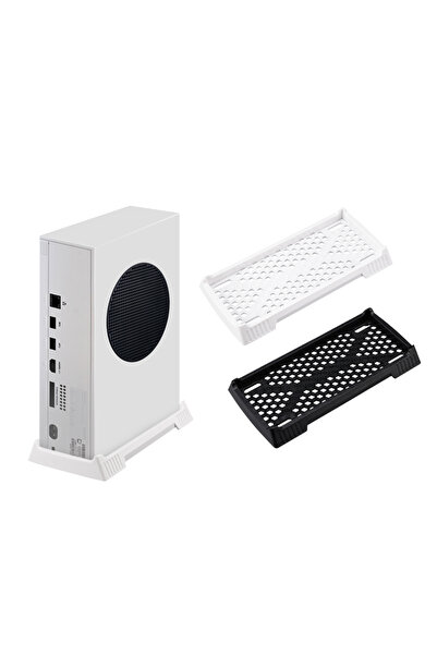 Choice WHITE For Xbox Series S Vertical Stand with Built-in Cooling Vents Gam...