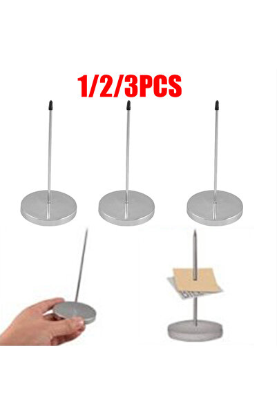 Choice 3PCS 1-3PC Stainless Steel Bill Fork Desk Receipt Memo Holder Ticket P...
