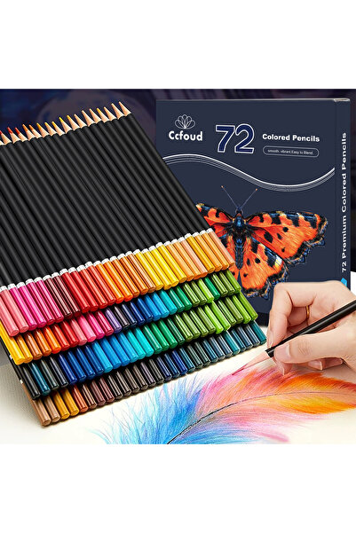 Choice 72 color A 72/120 Colored Pencils Set, Premium Soft Core with Vibrant ...