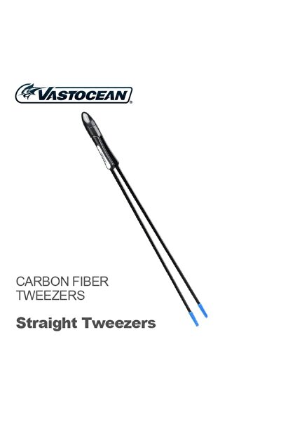 Choice1 Straight Tweezers Vastocean Coral Tweezers High Carbon Fiber Suspenda...