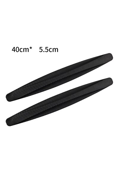 Choice9 2pcs Black 2/4pcs Car Bumper Protector Strip Guard Corner Protection ...