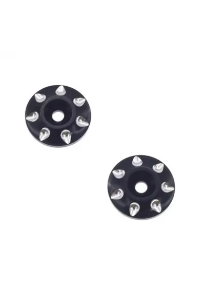 Choice black RC Metal Rear Wing Buttons Gasket for 1/8 Off-Road Truck - Unive...