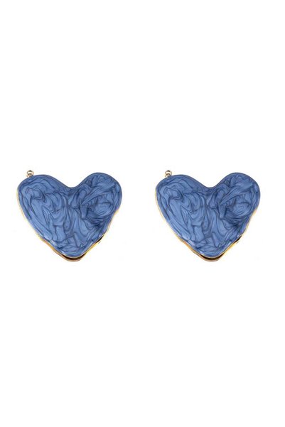Choice 2pcs 8 2pcs Stainless Steel Dark Blue Enamel Retro Charm Bohemia Style...